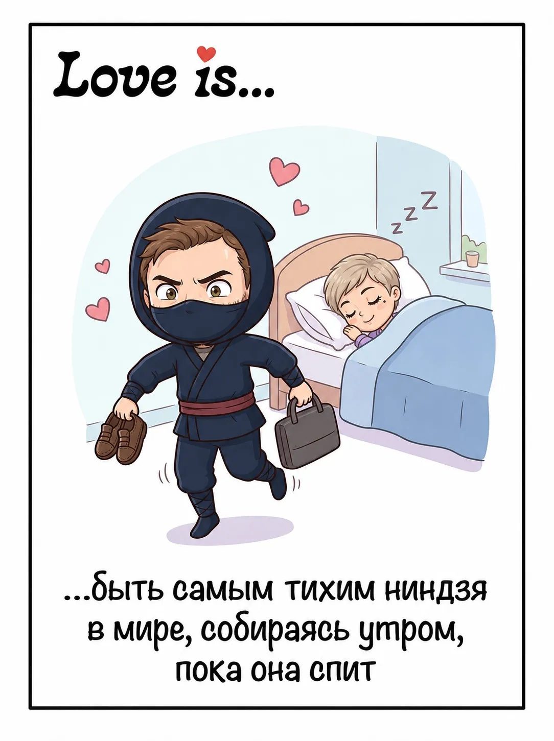Love is — самый тихий ниндзя